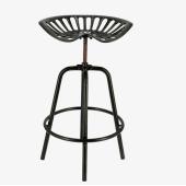 fekete fem vas traktor barszek szek allithato magassag modern loft retro vintage butor etkezo borozo bar.jpg